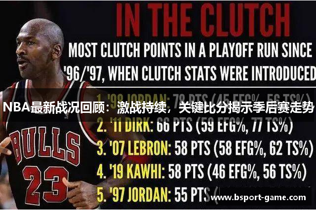 NBA最新战况回顾：激战持续，关键比分揭示季后赛走势